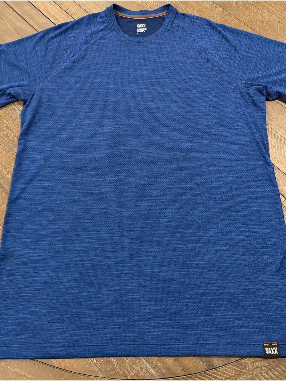Saxx Men’s Crew Neck Tee in Navy Blue